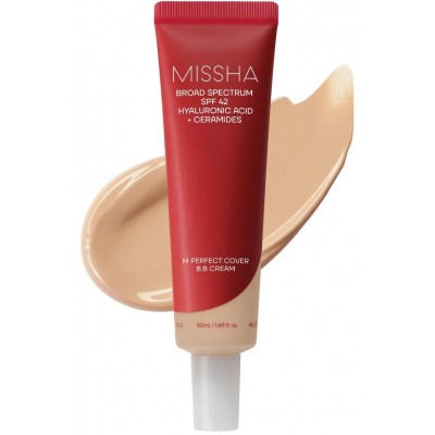 BB крем для лица Missha M Perfect Cover BB Cream Pro SPF42 PA++ №23 (натуральный беж), 50ml