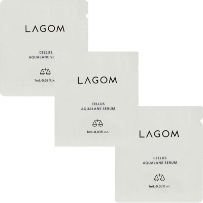 Поживна сироватка з ферментованим скваланом Lagom Cellus Aqualane Solution, пробник, 1ml