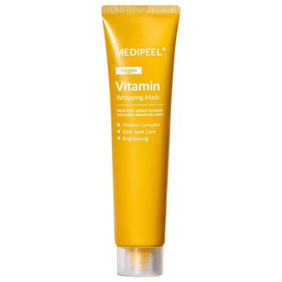 Осветляющая витаминно-коллагеновая маска-пленка для лица Medi-Peel Vegan Vitamin Collagen Wrapping Mask, 70ml