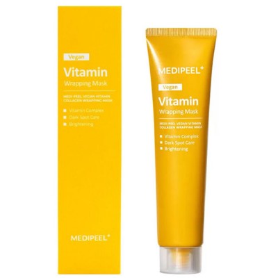 Осветляющая витаминно-коллагеновая маска-пленка для лица Medi-Peel Vegan Vitamin Collagen Wrapping Mask, 70ml