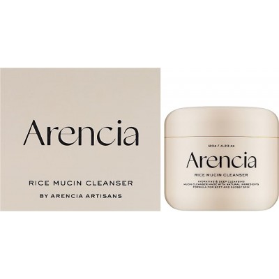 Осветляющая паста для умывания Arencia Rice Mucin Cleanser, 120g Осветляющая паста для умывания Arencia Rice Mucin Cleanser, 120g