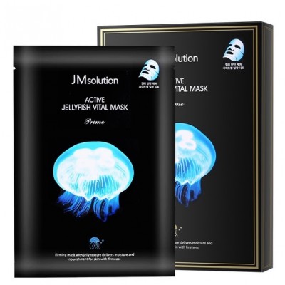 Ультратонка тканинна маска для обличчя з екстрактом медузи JMsolution Active Jellyfish Vital Mask Prime 30ml