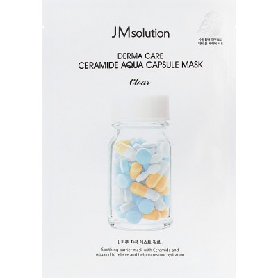 Тканинна маска для обличчя JMsolution Derma Care Ceramide Aqua Capsule Mask 30g