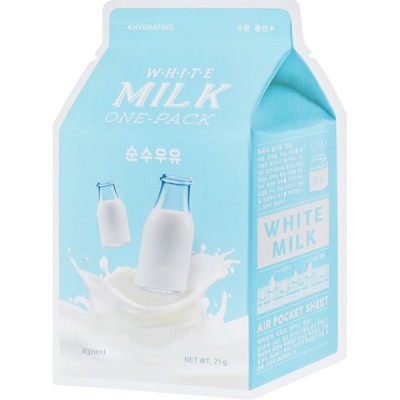 Тканинна маска для обличчя A'pieu Milk White Milk One-Pack 1 шт