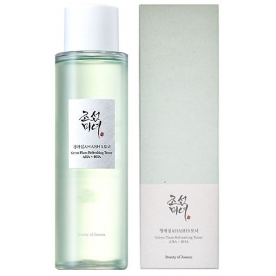 Тонер для лица отшелушивающий с кислотами Beauty Of Joseon Green Plum Refreshing Toner AHA+BHA 150 ml