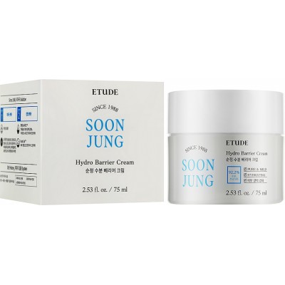 Крем увлажняющий для чувствительной кожи Etude House Soon jung Hydro Barrier Cream, 75 мл