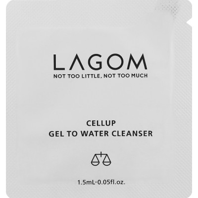 Гель для умывания Lagom Cellup Gel To Water Cleanser, 1.5ml