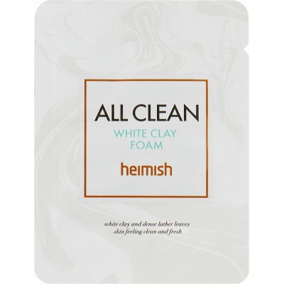 Пенка для лица Heimish All Clean White Clay Foam 2ml