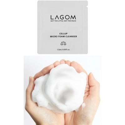 Пінка для вмивання очищуюча Lagom Cellup Micro Foam Cleanser 1.5ml