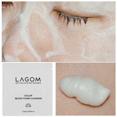 Пінка для вмивання очищуюча Lagom Cellup Micro Foam Cleanser 1.5ml