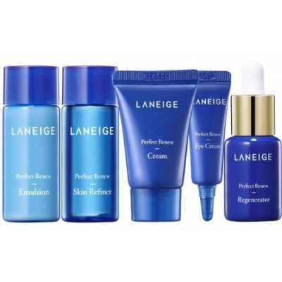 Набор миниатюр для лица восстанавливающий Laneige Perfect Renew Trial Kit, 5 шт