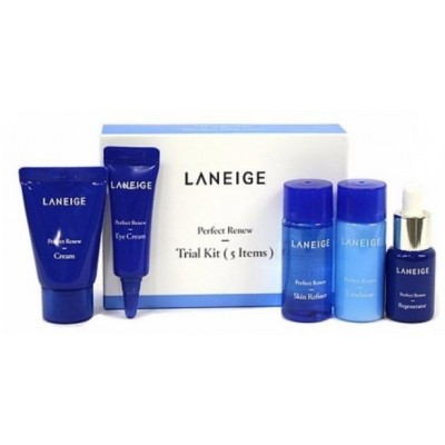 Набор миниатюр для лица восстанавливающий Laneige Perfect Renew Trial Kit, 5 шт