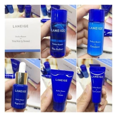 Набор миниатюр для лица восстанавливающий Laneige Perfect Renew Trial Kit, 5 шт