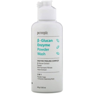 Пудра для умывания Petitfee B-Glucan Enzyme Powder Wash, 80г