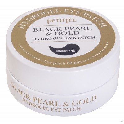 Гідрогелеві патчі для очей з золотом і чорним перлами Petitfee Black Pearl & Gold Hydrogel Eye Patch