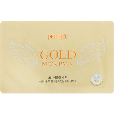 Патчи для шеи Petitfee Gold Neck Pack 10г