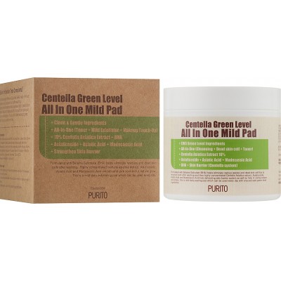 Пілінг-диски для обличчя з центеллою Purito Centella Green Level All In One Mild Pad 70шт