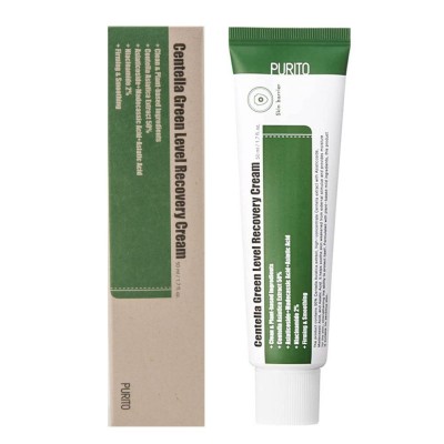 Крем для лица успокаивающий для восстановления кожи с центеллой Purito Centella Green Level Recovery Cream 50мл