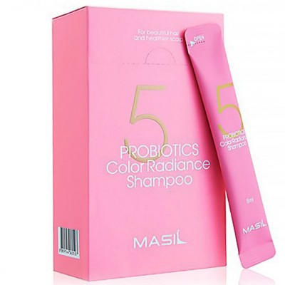 Шампунь для фарбованого волосся з пробіотиками Masil 5 Probiotics Color Radiance Shampoo 20шт по 8ml