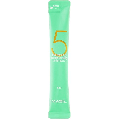 Шампунь для догляду за шкірою голови з пробіотиками Masil 5 Probiotics Scalp Scaling Shampoo 8 ml