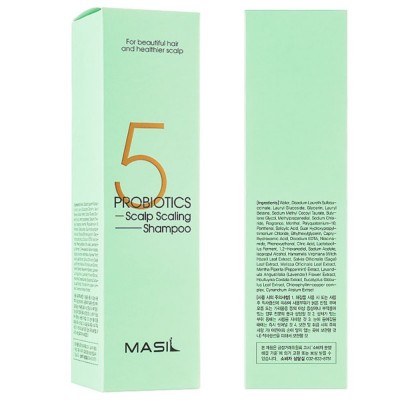 Шампунь для ухода за кожей головы с пробиотиками Masil 5 Probiotics Scalp Scaling Shampoo 300 ml
