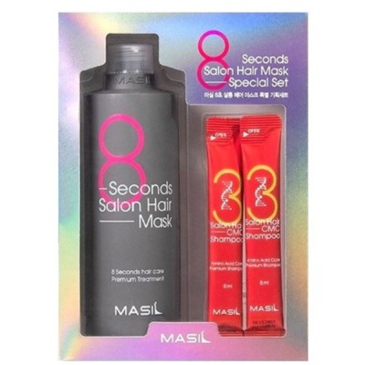 Набір засобів для догляду за волоссям Masil 8 Seconds Salon Hair Special Set (Mask 350ml + Shampoo 2ea)