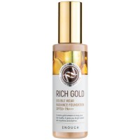 Тональний крем Enough Rich Gold Double Wear Radiance Foundation SPF50+ PA+++, №13 Light Beige, 100 мл Тональний крем Enough Rich Gold Double Wear Radiance Foundation SPF50+ PA+++, №13 Light Beige, 100 мл