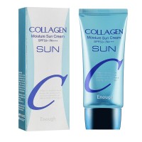 Солнцезащитный крем для лица Enough Collagen Moisture Sun Cream SPF50+/PA+++, 50 г Срок до до 02.07.2026