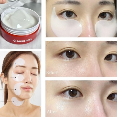 Патчи под глаза антивозрастные с коллагеном Medi-Peel Red Lacto Collagen Eye Patch, 60 шт