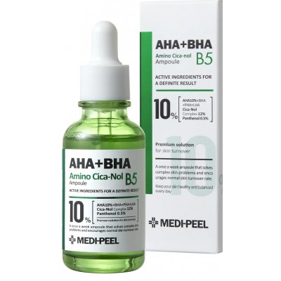 Сироватка для обличчя Medi-Peel AHA BHA Amino Cica-Nol B5 Ampoule 30мл