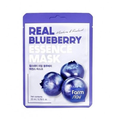 Маска для лица FarmStay Real Blueberry Essence Mask