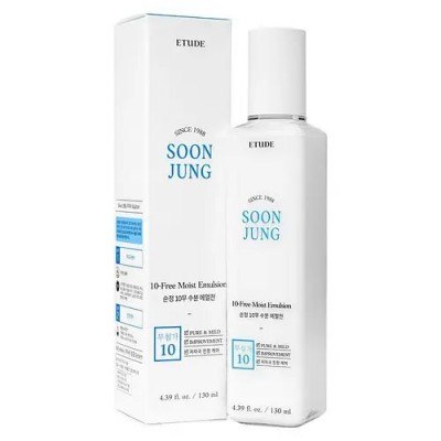 Емульсія для обличчя зволожуюча Etude House Soon Jung 10-Free Moist Emulsion 130ml