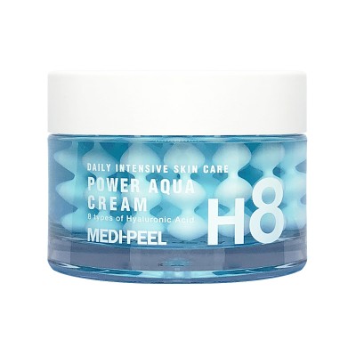 Крем для обличчя капсульний у кульках інтенсивно зволожуючий Medi-Peel Power Aqua Cream 50мл