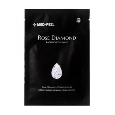 Тканевая маска увлажняющая для сияния и улучшения кожи лица Medi-Peel Rose Diamond Radiant Glow Mask, 25 мл