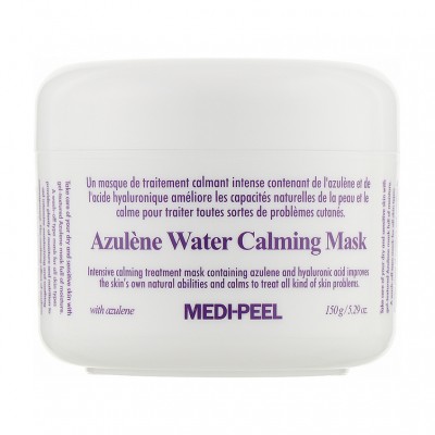 Маска для обличчя заспокійлива зволожуюча з азуленом Medi-Peel Azulene Water Calming Mask 150 гр