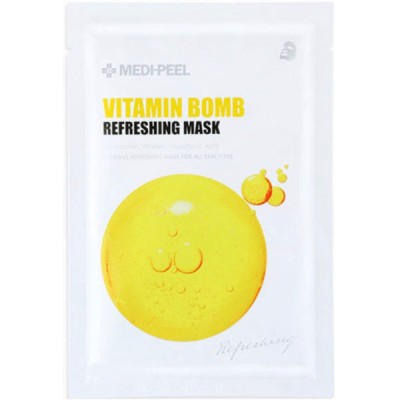 Тканевая маска для лица тонизирующая Medi-Peel Vitamin Bomb Refreshing Mask 1шт
