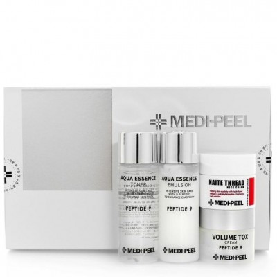 Набор омолаживающих миниатюр для лица с пептидами Medi-Peel Peptide 9 Skincare Trial Kit, 4 шт
