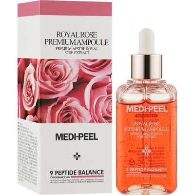 Сироватка для обличчя ампульна з екстрактом троянди Medi-Peel Luxury Royal Rose Ampoule 100ml