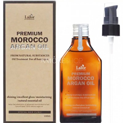 Олія для волосся арганова La'dor Premium Morocco Argan Oil, 100 мл