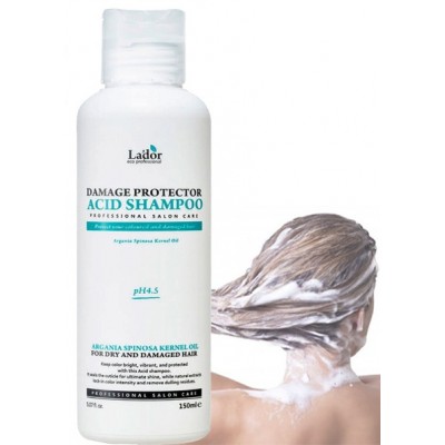 Шампунь для волосся безлужний з pH 4.5 La'dor Damage Protector Acid Shampoo, 150 мл