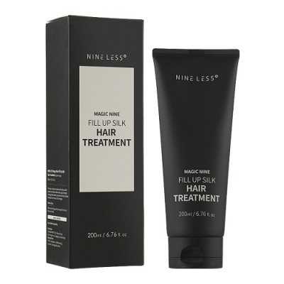 Маска для волос восстанавливающая несмываемая с шелком Nine Less Magic Nine Fill Up Silk Hair Treatment 200ml