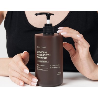 Шампунь для росту волосся з екстрактом дріжджів Nine Less Breworks Hair Growth Shampoo 500ml