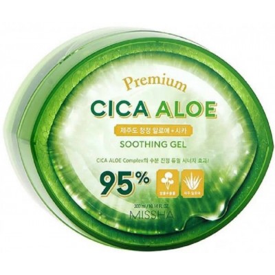 Багатофункціональний гель для тіла заспокійливий з алое Missha Premium Cica Aloe Soothing Gel 300 ml