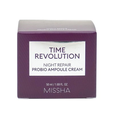 Крем для обличчя нічний відновлюючий Missha Time Revolution Night Repair Probio Ampoule Cream, 50 мл