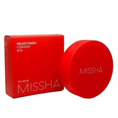 Тональний кушон з матовим фінішем Missha Velvet Finish Cushion SPF50+ PA+++ №21, 15g