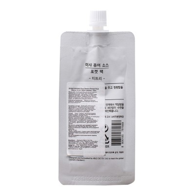 Маска для обличчя нічна з екстрактом чайного дерева Missha Pure Source Pocket Pack Tea Tree 10ml