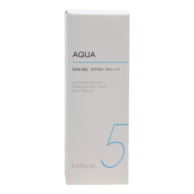 Солнцезащитный гель увлажняющий Missha All Around Safe Block Aqua Sun Gel SPF 50+, 50мл