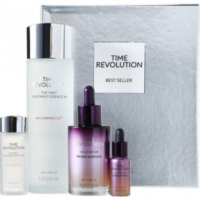 Набір мініатюр для обличчя Missha Time Revolution Best Seller Set 4pcs 240ml