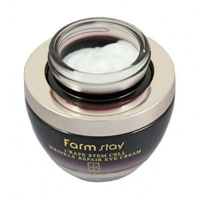 Крем для кожи вокруг глаз с фито-стволовыми клетками винограда FarmStay Grape Stem Cell Wrinkle Repair Eye Cream 50ml