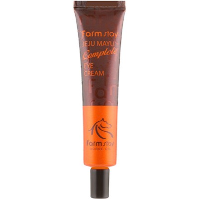 Крем для кожи вокруг глаз с лошадиным жиром FarmStay Jeju Mayu Complete Eye Cream